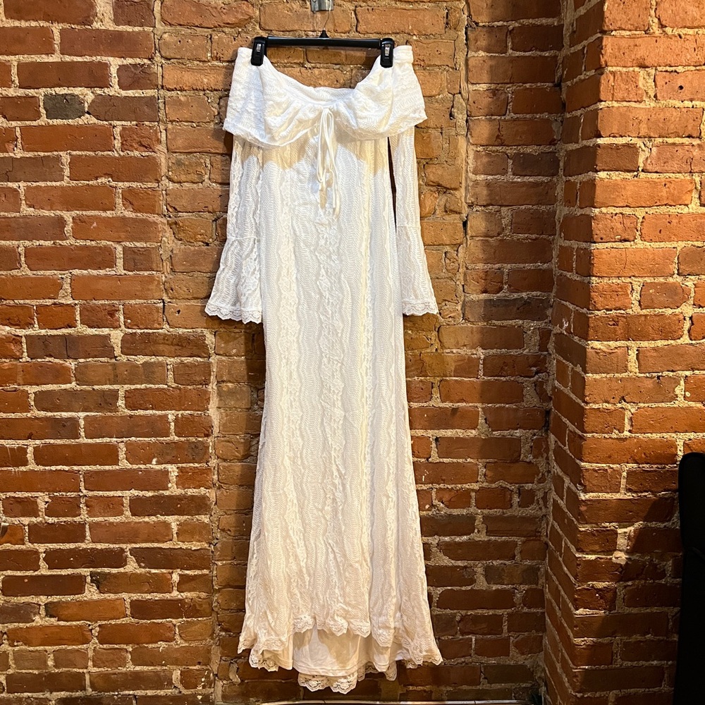 SHEIN White Lace Dress